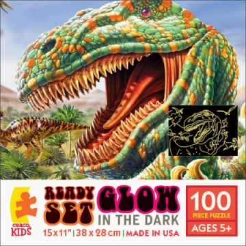 PUZZLE Dinozaury (świecą w ciemności)
