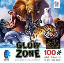 PUZZLE Zwierzaki (świecą w ciemności)