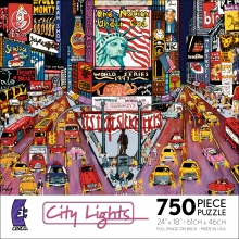 PUZZLE Światła miasta CHICAGO