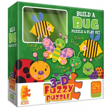 Filcowe Puzzle 3D, wiek 3+