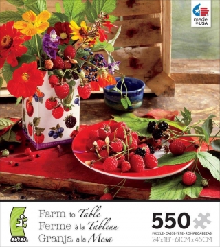 PUZZLE FARM TO TABLE kwiaty