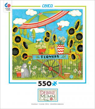 PUZZLE Debbie Mumm Flower Cart