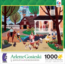 PUZZLE Arlette Gosieski czerwone