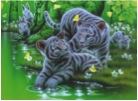 PUZZLE FURRY FRIENDS tygryski