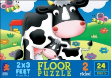 PUZZLE PODOGOWE DWUSTRONNE Farma