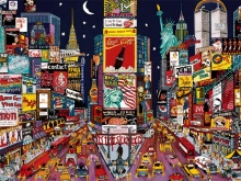 PUZZLE wiata miasta  NEW YORK CITY